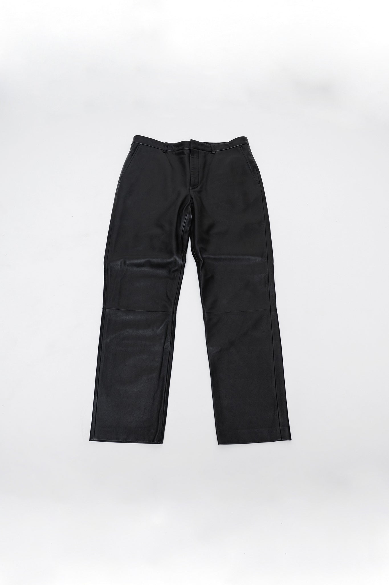 MENS OVERSIZED LEATHER TROUSERS